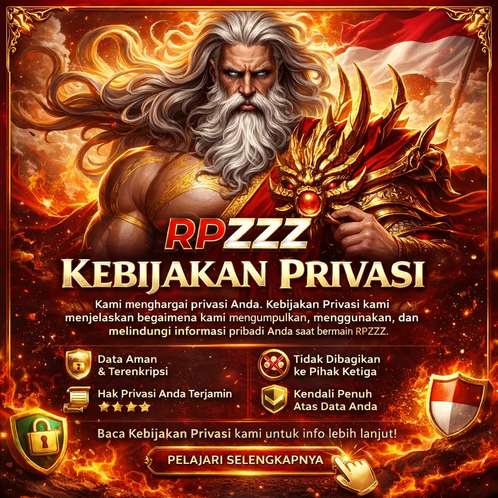 Ilustrasi keamanan data dan privasi akun di platform resmi RPZZZ