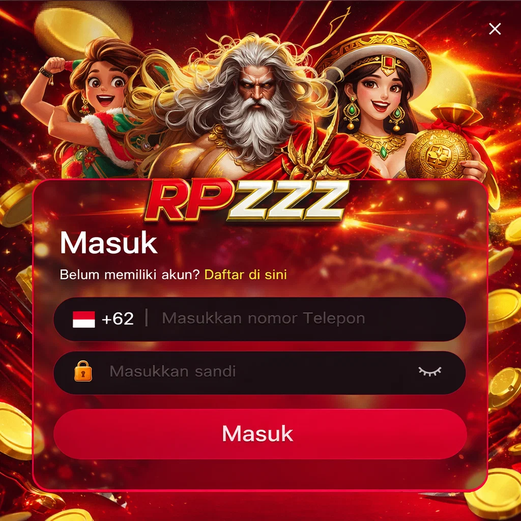 Halaman RPZZZ Masuk resmi untuk Android & iOS, aman dan cepat